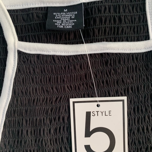 Crop tank top black - Picture 3 of 3